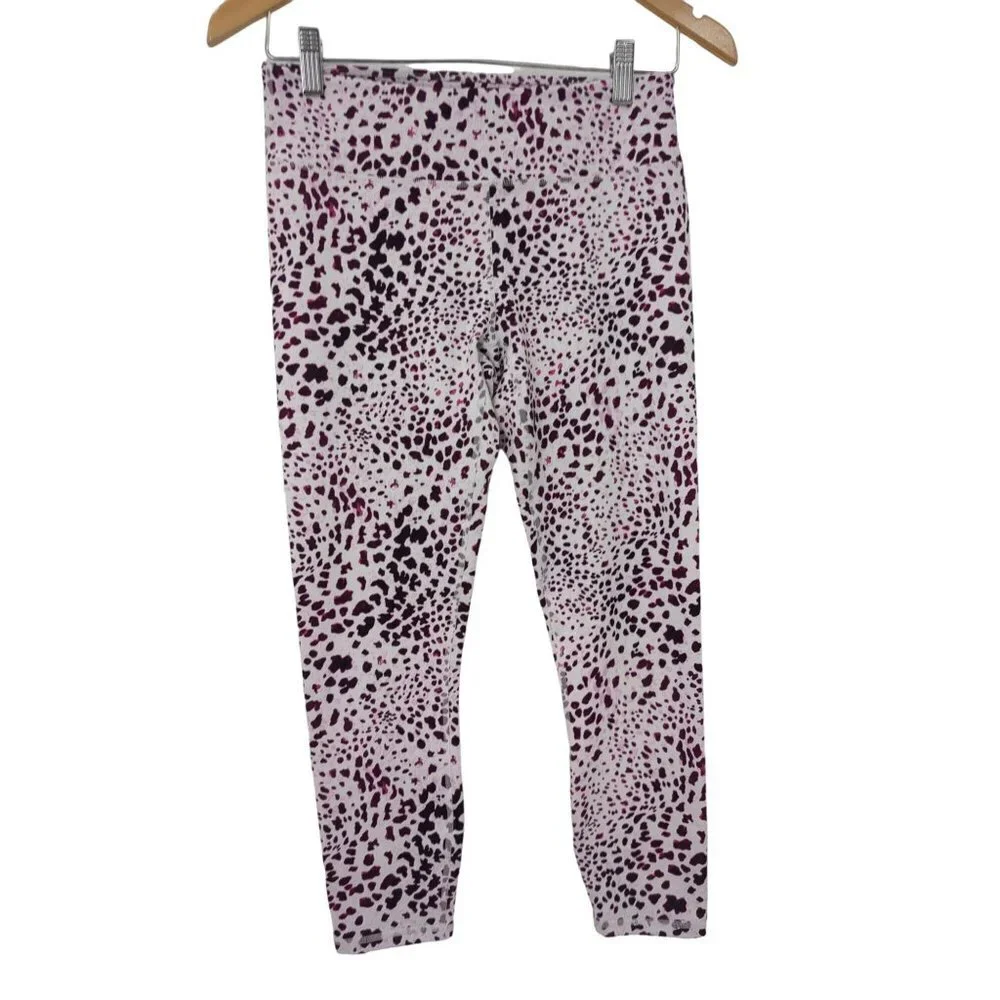 Fabletics Leggings‎ Womens Small High Waisted Statement Powerhold Leopard Print